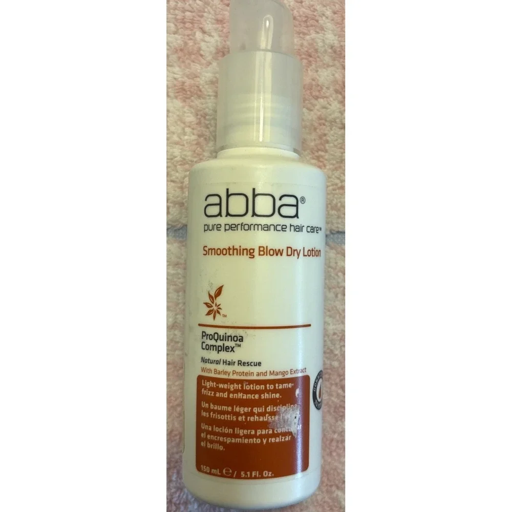 ABBA Smoothing Blow Dry‎ Lotion, 5.1 Oz